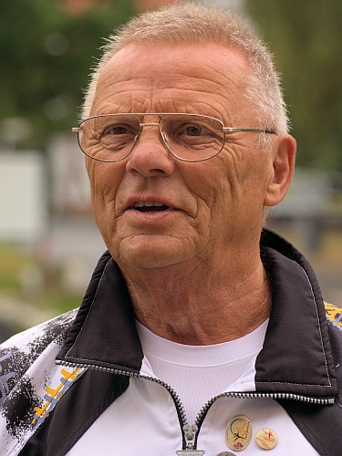 Der 81-jährige Karl Nolte, ältester Teilnehmer