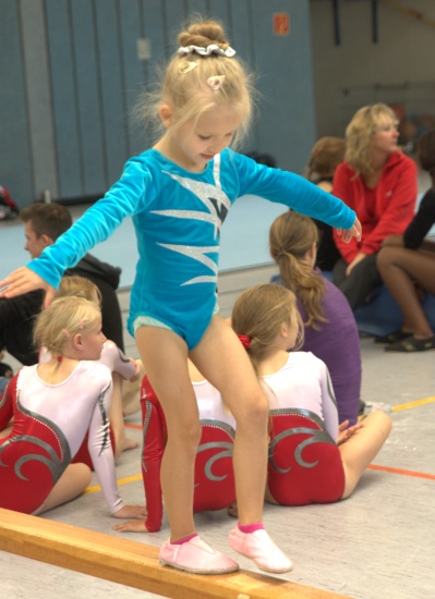 Junges Talent, die 3-jährige Melis Gediga (Kassel, FTN)